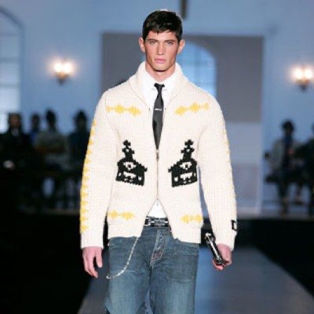 Dsquared2 Zip Cardigan Sweater - Picture 2 of 7